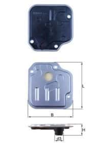 Фільтр АКПП Mahle hx244