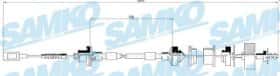 Трос сцепления Samko c0061c Трос сцепления Samko c0061c