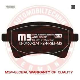 Тормозные колодки Master-Sport 13046027412N-SET-MS
