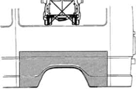 Крыло заднее Van Wezel 3070147