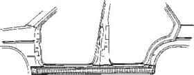 Порог Van Wezel 5812104