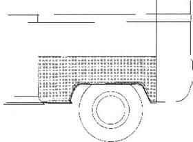 Крыло заднее Van Wezel 5851.46