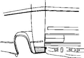 Крыло заднее Van Wezel 5870134