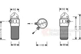Осушувач кондиціонера Van Wezel 0300D004