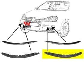 Облицовка бампера Van Wezel 5886481