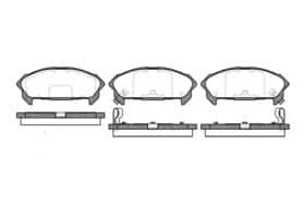 Тормозные колодки Woking P2603.02