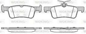 Тормозные колодки Woking p1463320