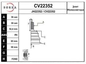 ШРУС EAI CV22352K
