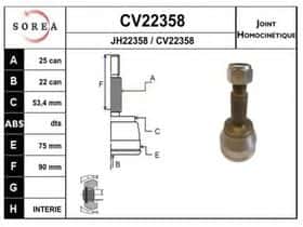 ШРУС EAI CV22358K