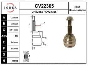ШРУС EAI CV22365K