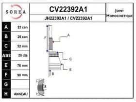 Граната EAI CV22392A1K