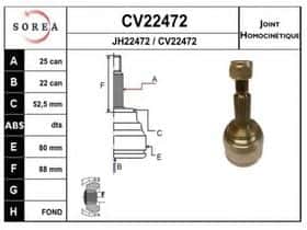 ШРУС EAI CV22472K