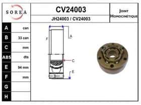 ШРУС EAI CV24003K