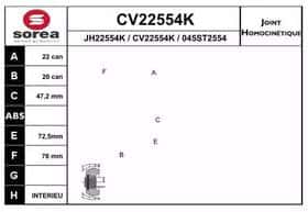 ШРУС EAI CV22554K