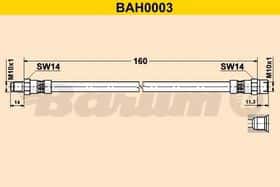 Тормозной шланг Barum BAH0003