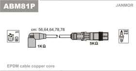 Комплект проводов зажигания Janmor ABM81P