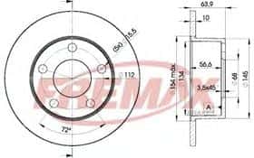 Тормозной диск Fremax BD-4060