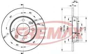 Тормозной диск Fremax BD-4746