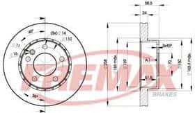 Гальмівний диск Fremax BD-9039