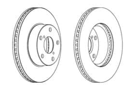 Тормозной диск Champion 562269CH