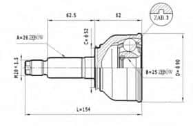 ШРУС Statim C.470
