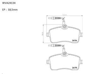 Тормозные колодки Automotor France abp2605