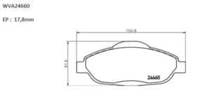 Тормозные колодки Automotor France abp4357