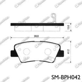 Тормозные колодки SK SpeedMate SMBPH042