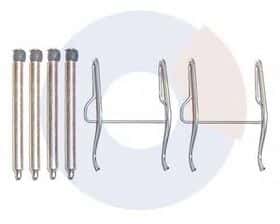Компоненти дискових гальмівних колодок Carrab Brake Parts 2156