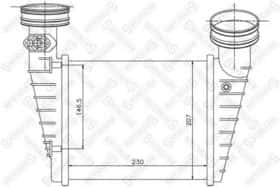 Інтеркулер Stellox 10-40157-SX