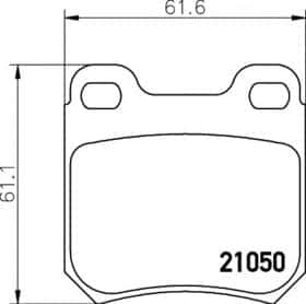 Тормозные колодки Hella Pagid 8DB 355 007-381