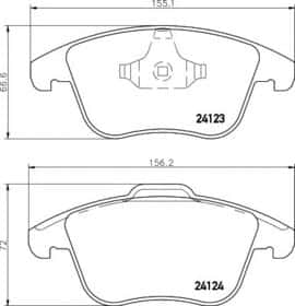 Тормозные колодки Hella Pagid 8DB 355 012-891