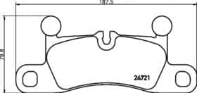 Гальмівні колодки Hella Pagid 8DB 355 015-101