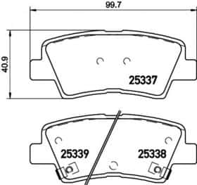 Тормозные колодки Hella Pagid 8DB 355 019-981