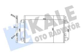 Радиатор кондиционера Kale Oto Radyatör 342830