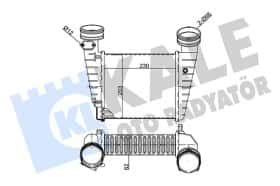 Интеркулер Kale Oto Radyatör 342375