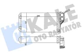 Радиатор печки Kale Oto Radyatör 346310