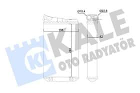 Радиатор печки Kale Oto Radyatör 346820