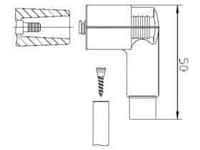 Наконечник котушки запалювання Bremi 10206W1H