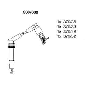 Комплект проводов зажигания Bremi 300/688
