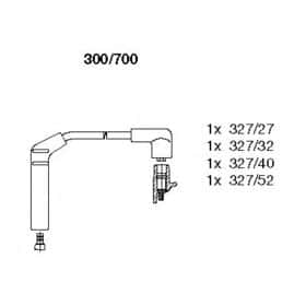 Комплект дротів запалювання Bremi 300/700