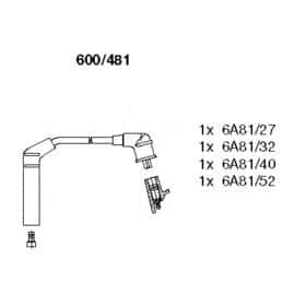 Комплект дротів запалювання Bremi 600/481