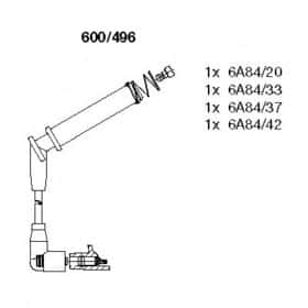 Комплект проводов зажигания Bremi 600/496