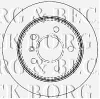 Гальмівний диск Borg & Beck BBD4487