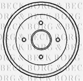 Гальмівний барабан Borg & Beck BBR7168