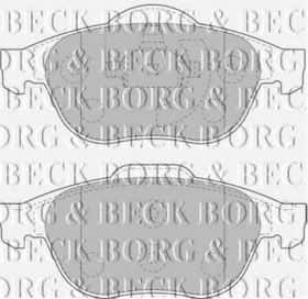 Гальмівні колодки Borg & Beck BBP1731