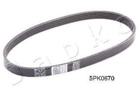 Поликлиновой ремень Japko 5PK670
