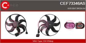 Вентилятор системи охолодження двигуна Casco cef73346as