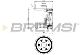 Оливний фільтр Bremsi fl0024