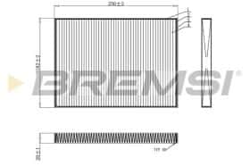 Фильтр салона Bremsi fc0936